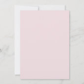 Invitation Mariage Couronne Pastel Rose (Dos)