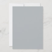 Invitation Mariage Couronne Slate Aqua (Dos)