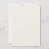 Invitation Mariage Crème Blush Blossom (Dos)