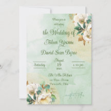Mariage crème et or Rose Irlandaise
