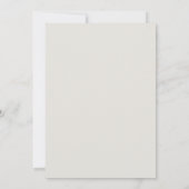 Invitation Mariage Crème Fidèle Pour Toujours (Dos)