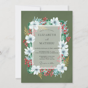 Invitation Mariage Crépuscule de Fleur d'Olivier