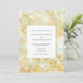 Invitation Mariage Cristal Éclat de Champagne (Debout devant)