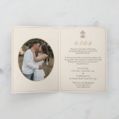 Invitation Mariage croisé arménien moderne et élégant (Intérieur)