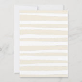 Invitation Mariage croquis côtier (Dos)