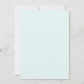 Invitation Mariage Cyan Peony (Dos)