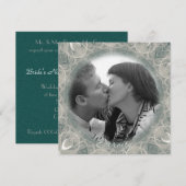 Invitation Mariage Cygne Éternité (Devant / Derrière)