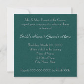 Invitation Mariage Cygne Éternité (Dos)