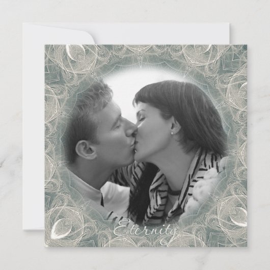 Invitation Mariage Cygne Éternité (Devant)
