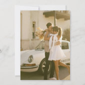 Invitation Mariage d'agrumes Bleu Méditerranée enregistrer la (Dos)