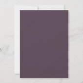 Invitation Mariage Dahlia Moutarde Prune (Dos)