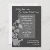 Invitation Mariage d'amour croissant (Devant)
