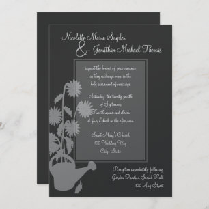 Invitation Mariage d'amour croissant