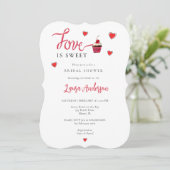 Invitation Mariage d'Amour Douce Fête Prénuptiale (Debout devant)