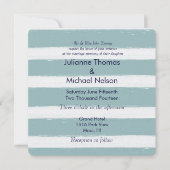 Invitation Mariage d'Ancre Nautique de la pointe (Devant)