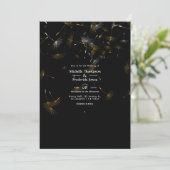 Invitation Mariage Dandelion Confetti (Debout devant)