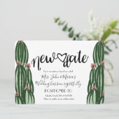 Invitation Mariage d'annulation du report de la nouvelle date (Debout devant)