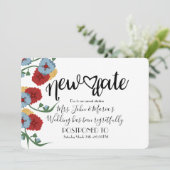 Invitation Mariage d'annulation du report de la nouvelle date (Debout devant)