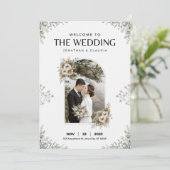 Invitation Mariage dans la nature (Debout devant)