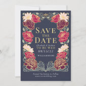 Invitation Mariage dans le jardin enchanté Enregistrer la dat (Devant)