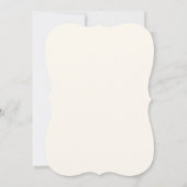 Invitation Mariage dans un conservatoire orné (Dos)