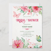Invitation Mariage dans un jardin fleuri (Devant)