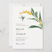 Invitation Mariage dans un jardin fleuri (Devant)