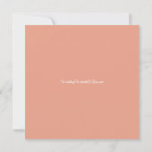 Invitation Mariage dans une forêt enchantée de sarcelle et de (Dos)