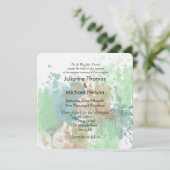 Invitation Mariage d'aquarelle (Debout devant)