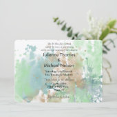 Invitation Mariage d'aquarelle (Debout devant)