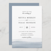 Mariage d'aquarelle bleu de trempage