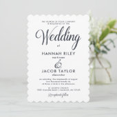 Invitation Mariage d'aquarelle bleu vintage (Debout devant)