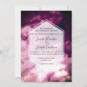 Invitation Mariage d'aquarelle Bourgogne (Devant)