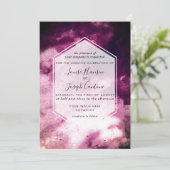 Invitation Mariage d'aquarelle Bourgogne (Debout devant)