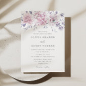Invitation Mariage d'aquarelle brillante
