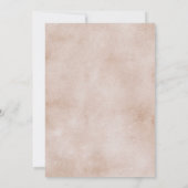 Invitation Mariage d'aquarelle Brunch nuptiale avec verdure (Dos)