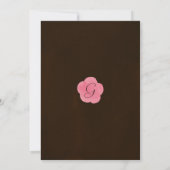 Invitation Mariage d'aquarelle Cherry Blossom / Sakura (Dusk) (Dos)