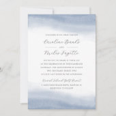 Invitation Mariage d'aquarelle côtière Ebb Tide (Devant)