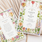 Invitation Mariage d'aquarelle de style Glasgow
