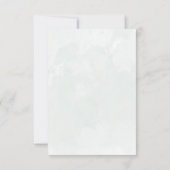 Invitation Mariage d'aquarelle Eucalyptus vert (Dos)