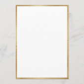 Invitation Mariage d'aquarelle florale (Dos)