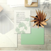 Invitation Mariage d'aquarelle moderne Ginkgo Tree