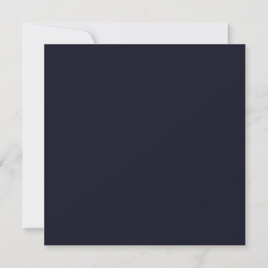 Invitation Mariage d'aquarelle moderne Indigo Blue Stripe (Dos)