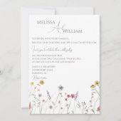 Invitation Mariage d'aquarelle monographique (Devant)