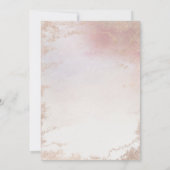 Invitation Mariage d'aquarelle Ombre Blush Pink Froid (Dos)