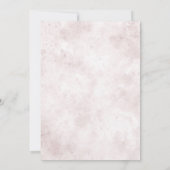 Invitation Mariage d'aquarelle rose vif (Dos)