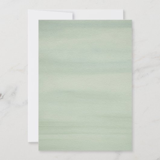 Invitation Mariage d'aquarelle tropicale luxuriante (Dos)