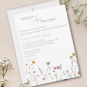 Invitation Mariage d'aquarelle Whimsical
