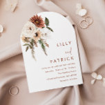 Invitation Mariage d'arc en terre cuite fleurie de Bohême<br><div class="desc">Bohème Floral Terracotta Arch Faire-part de mariage Voir la collection correspondante à Niche et Nest Store Merci beaucoup</div>