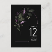 Invitation Mariage d'arc fleuri doux n° de tableau Lilac ID99 (Devant)